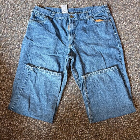 Carhartt Relaxed Fit Blue Jeans 42x30 - Picture 3 of 4
